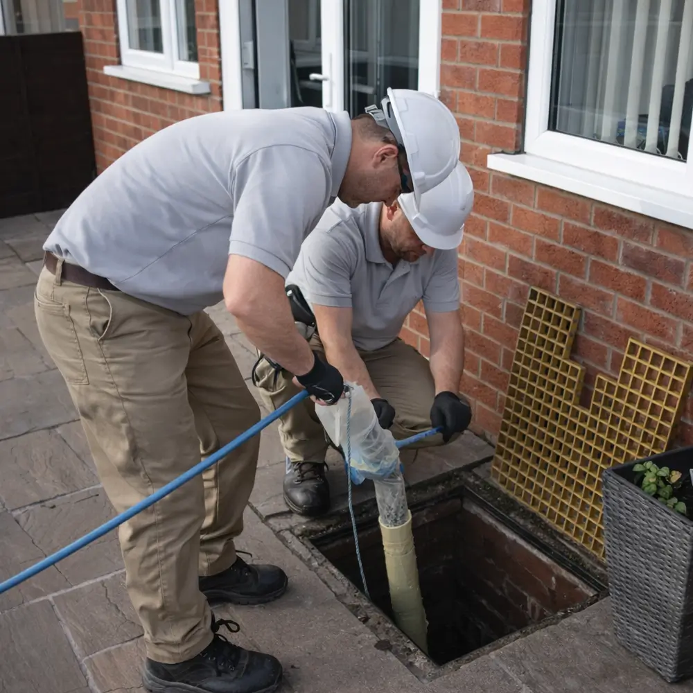 Blocked drain repair service in Acton